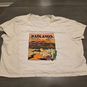 Badlands National Park Kids T-Shirt - Cream